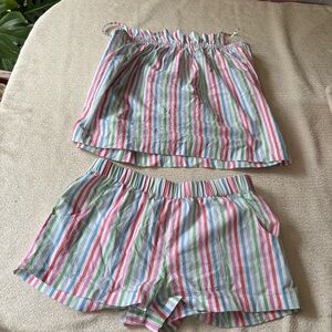 Colorful Striped Women's LAKE Pajama Set